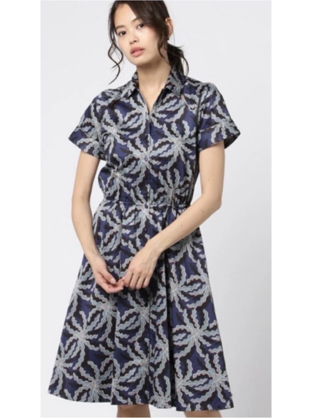 Brooks Brothers Button-Up Midi Shirt Dress
